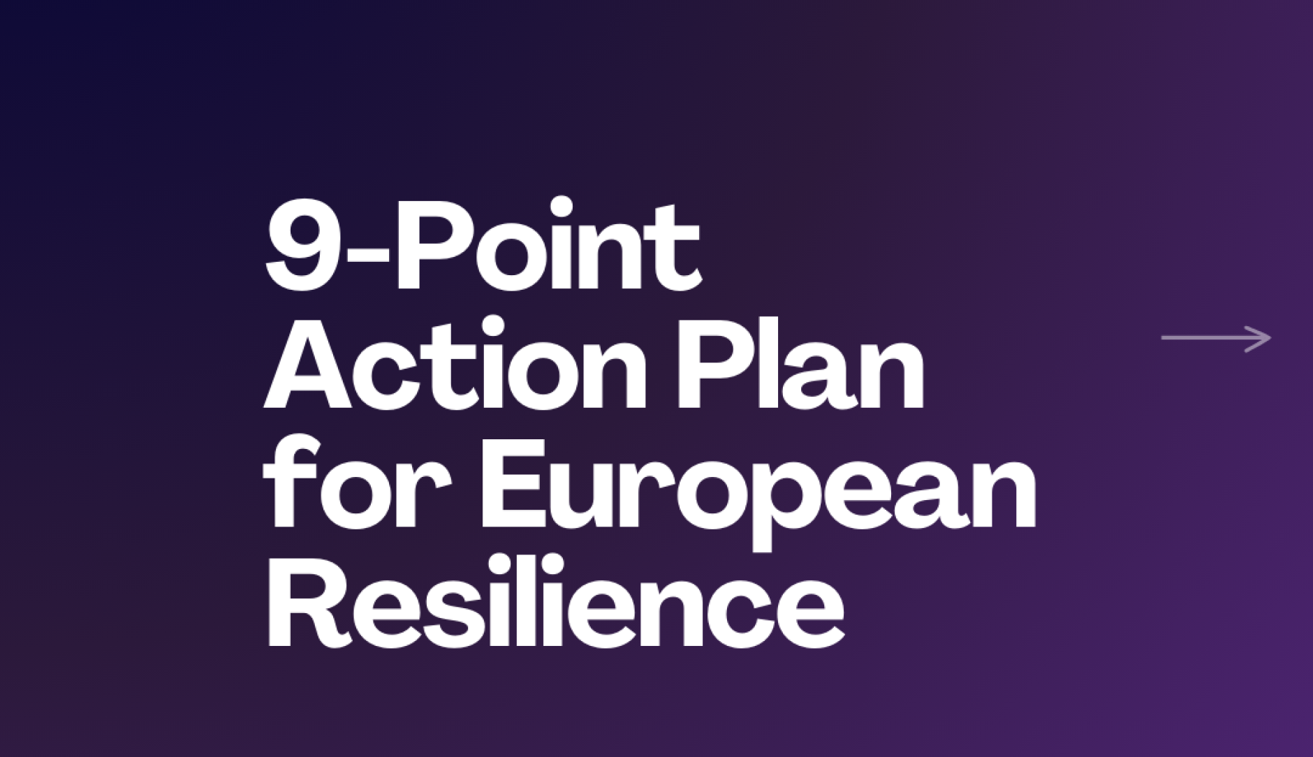 Volt Europa's Action Plan